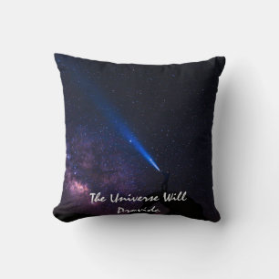 Das Universum wird einen sternenklaren Nachthimmel Kissen