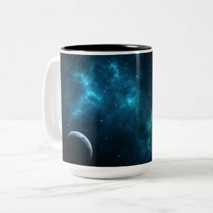 Das Universum Zweifarbige Tasse
