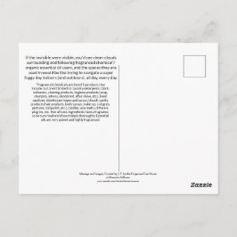 Das Unsichtbare sichtbar machen Postkarte