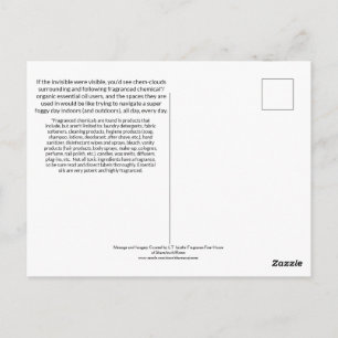 Das Unsichtbare sichtbar machen Postkarte