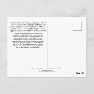 Das Unsichtbare sichtbar machen Postkarte