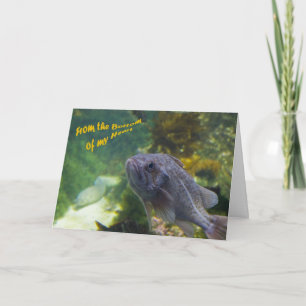 Das untere Ende meines Herzens Vielen Dank 2 Dankeskarte