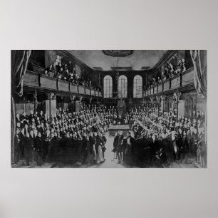 Das Unterhaus, 1833 Poster