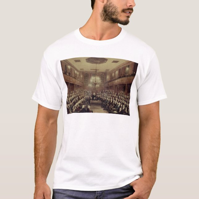 Das Unterhaus in der Sitzung T-Shirt (Vorderseite)