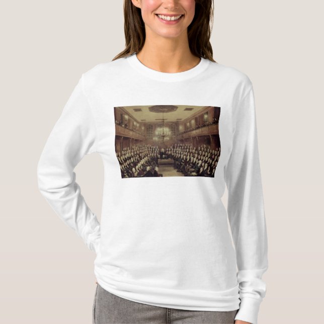Das Unterhaus in der Sitzung T-Shirt (Vorderseite)