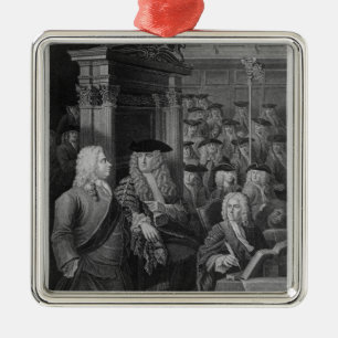 Das Unterhaus in Walpoles Ornament Aus Metall