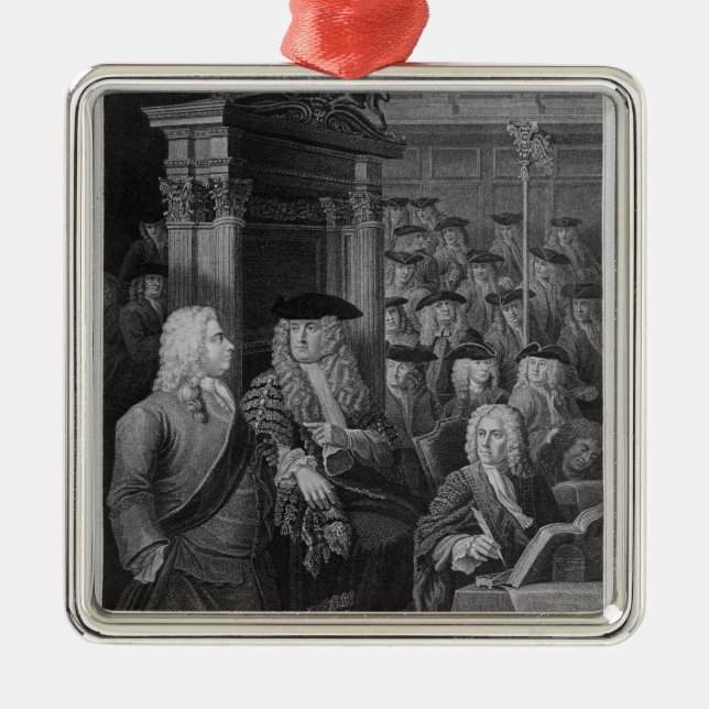 Das Unterhaus in Walpoles Ornament Aus Metall (Vorne)