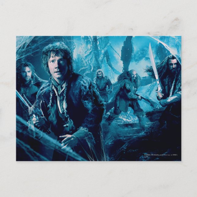 Das Unternehmen in Mirkwood Postkarte (Vorderseite)