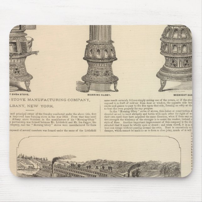 Das Unternehmen Littlefield Stove Manufacturing Co Mousepad (Vorne)