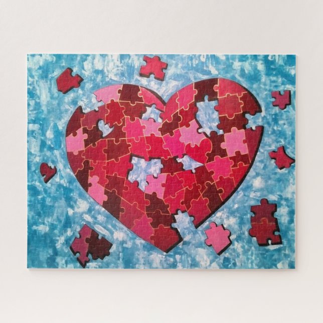 Das Unvollkommene zusammensetzen, Stück für Stück Puzzle (Horizontal)