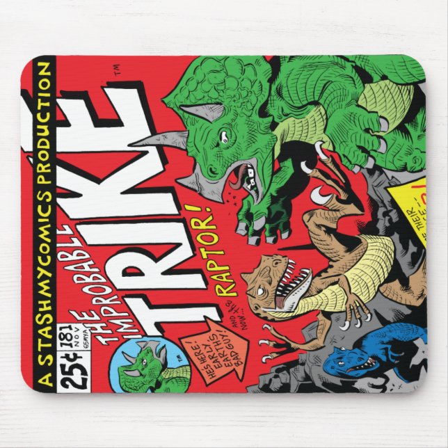 Das unwahrscheinliche Trike durch Jim Lawson Mousepad (Vorne)