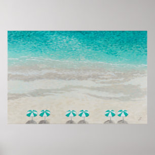 Das Urlaubsplakat - von Just Dahl Poster