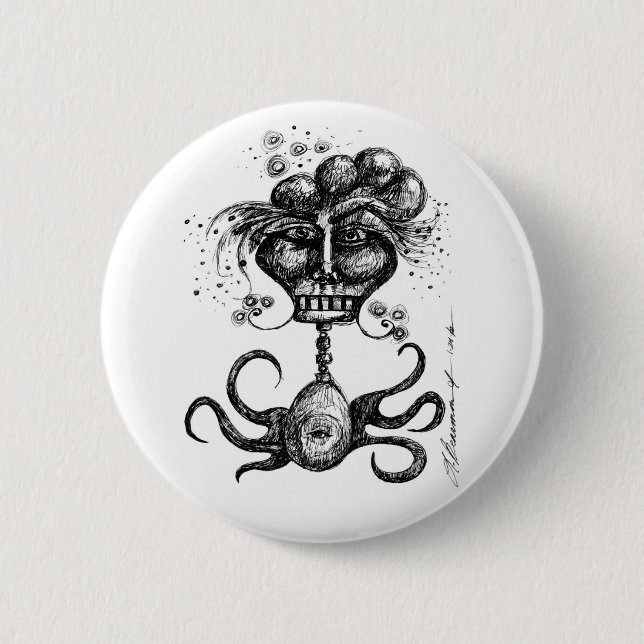 Das ursprüngliche Bar Harpie - Knopf Button (Vorderseite)