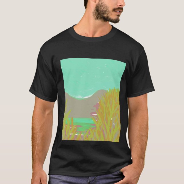 Das ursprüngliche zeitgenössische Kunstwerk "Der S T-Shirt (Vorderseite)