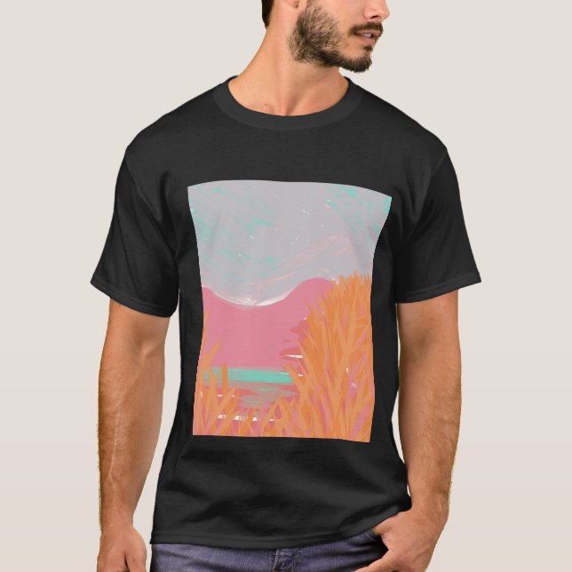 Das ursprüngliche zeitgenössische Kunstwerk "Der S T-Shirt (Vorderseite)