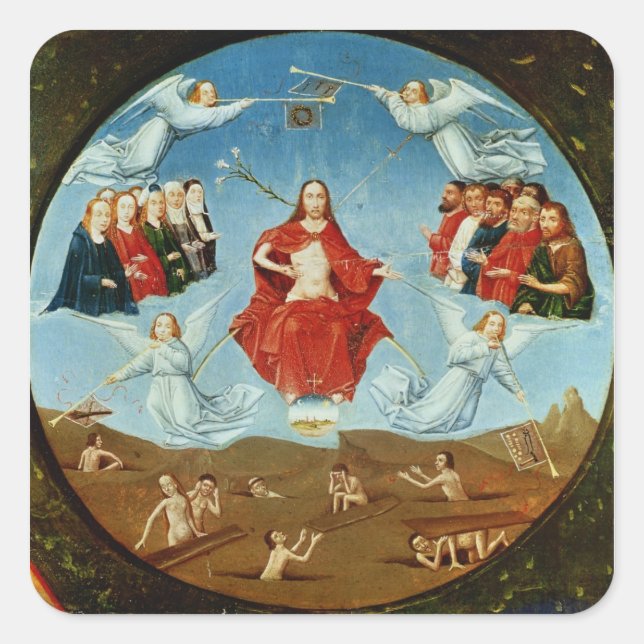 Das Urteil Quadratischer Aufkleber (Vorderseite)