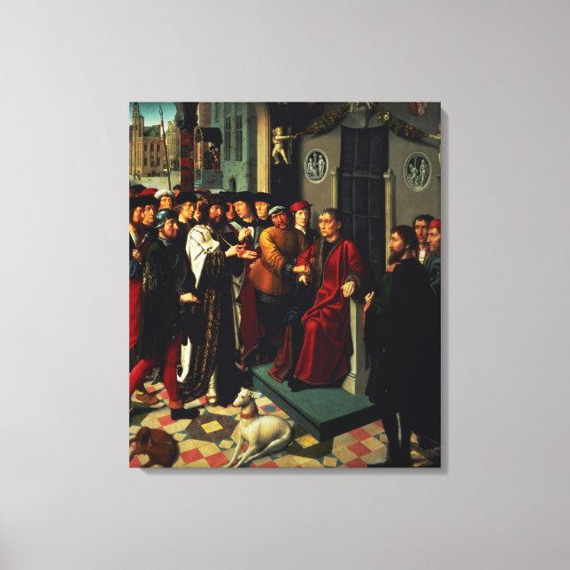 Das Urteil von Cambyses, 1498 Leinwanddruck (Vorderseite)