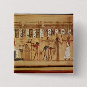 Das Urteil von Osiris, Detail Button