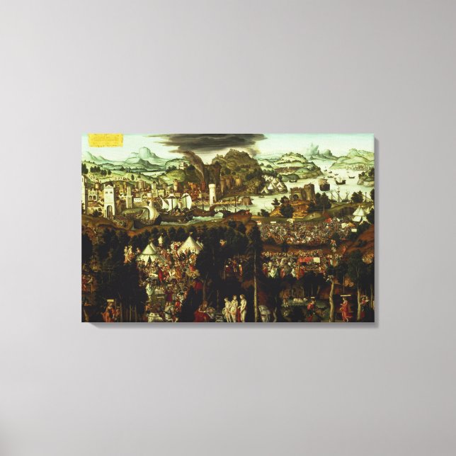 Das Urteil von Paris und der Trojanische Krieg, 15 Leinwanddruck (Vorderseite)