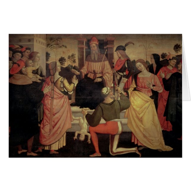 Das Urteil von Solomon (Vorderseite (Horizontal))