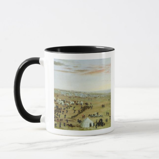 Das Uruguaiana Lager, Rio Grande, Brasilien, 1865 Tasse (Links)