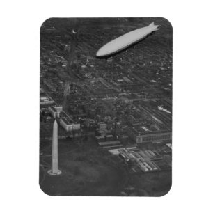 Das US-Luftschiff "USS Los Angeles" ZR3 vorbei Magnet