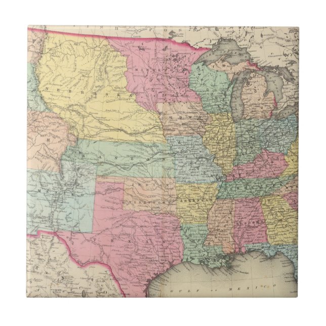 Das USA Fliese (Vorderseite)