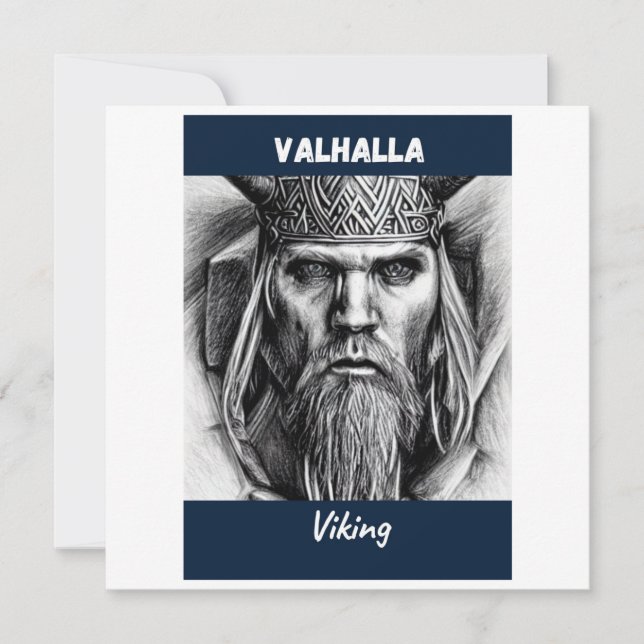 Das Valhalla Viking Karte (Vorderseite)