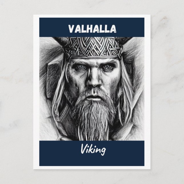 Das Valhalla Viking Postkarte (Vorderseite)