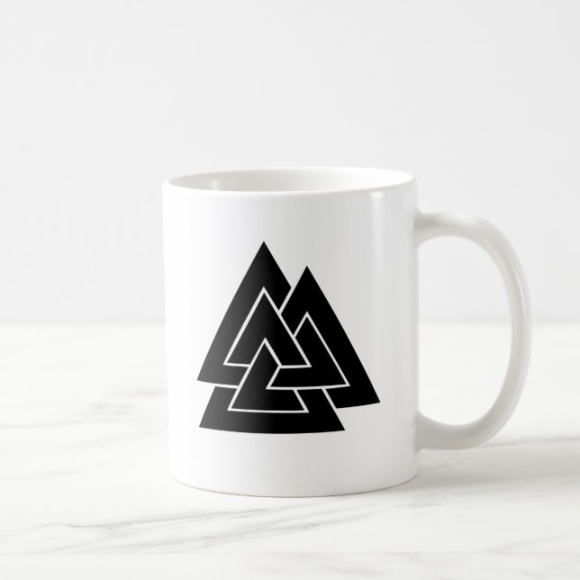 Das Valknut Kaffeetasse (Rechts)