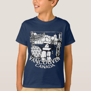 Das Vancouver-T - Shirt-Bio Vancouver-Shirt des T-Shirt