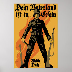 Das Vaterland ist in der Gefahr Poster
