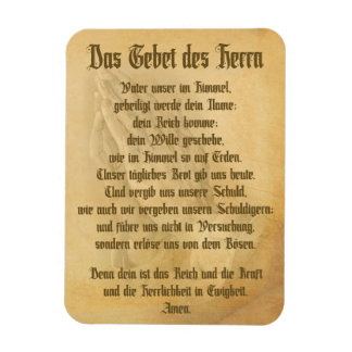 Das Vaterunser (Deutsch) Magnet