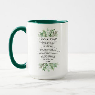 Das Vaterunser mit Grünzeug ~ Matthäus 6:9-13 Tasse