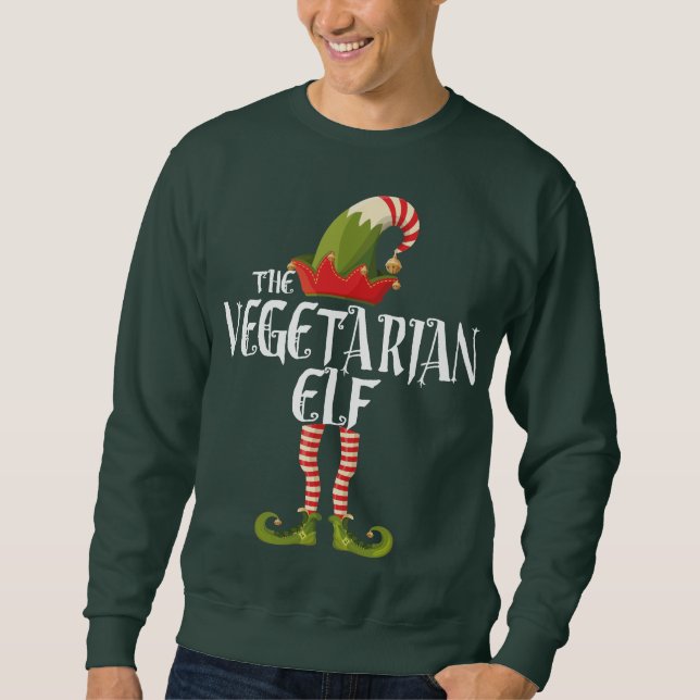 Das vegetarische Elf Sweatshirt (Vorderseite)