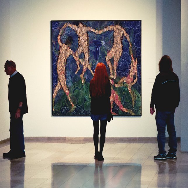 Das vegetarische Tanz Kunst-Spoke Leinwanddruck (Von Creator hochgeladen)