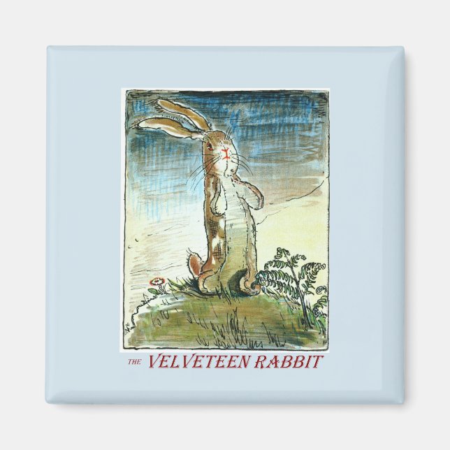 Das Velveteen Rabbit Magnet (Vorne)