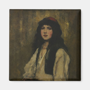 Das venezianische Mädchen - Frank Duveneck Magnet