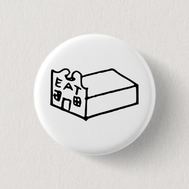 Das Venturi, das von Las Vegas lernt, verzierte Button (Vorderseite)