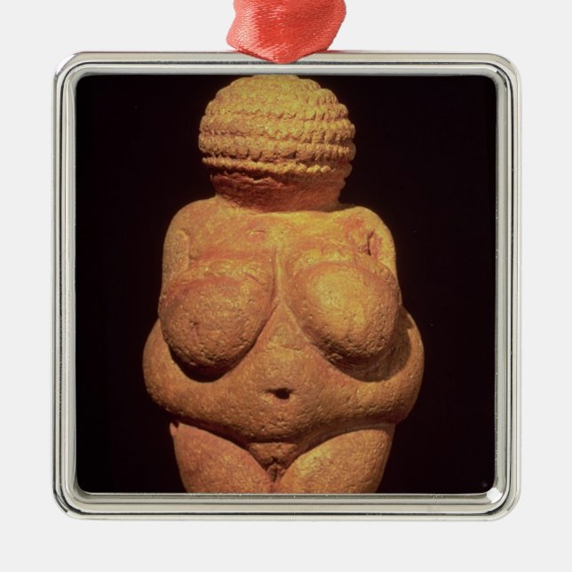 Das Venus von Willendorf, Ergiebigkeits-Symbol Ornament Aus Metall (Vorne)