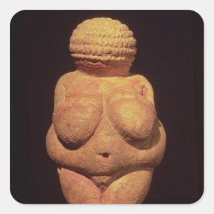 Das Venus von Willendorf, Ergiebigkeits-Symbol Quadratischer Aufkleber