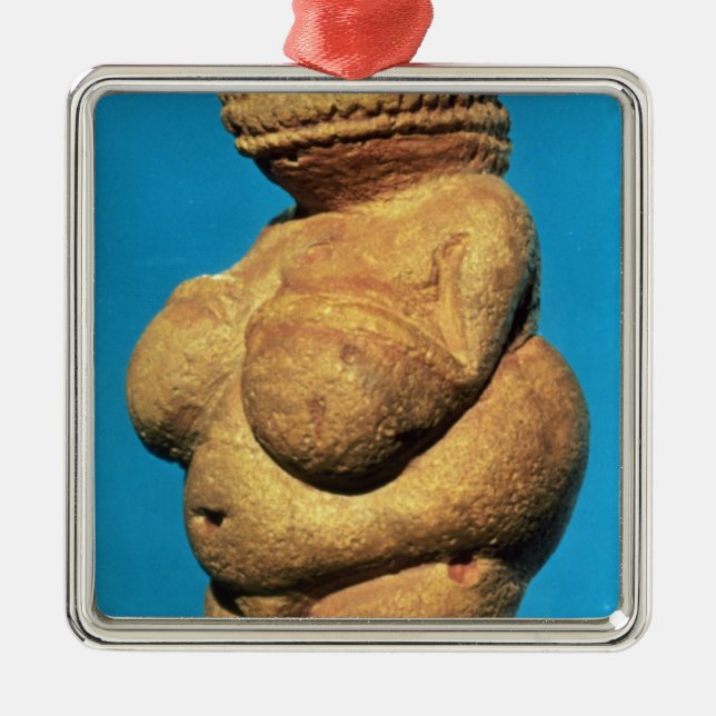 Das Venus von Willendorf Ornament Aus Metall (Vorne)