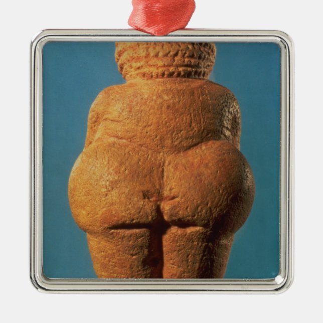 Das Venus von Willendorf Ornament Aus Metall (Vorne)