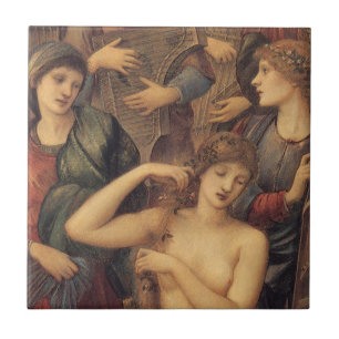 Das Venusbad von Sir Edward Coley Burne-Jones Fliese