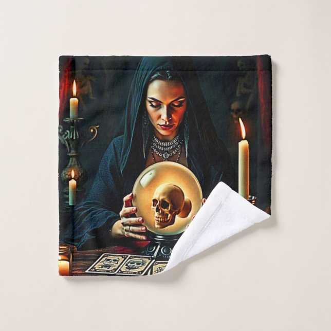 Das verbotene Geheimnisdesign der Zukunft Badhandtuch Set (Waschlappen)