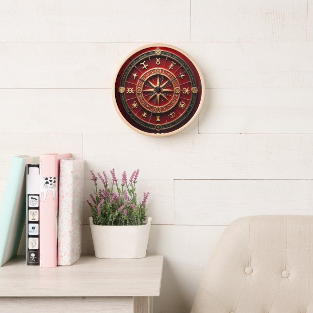 'Das verbotene Gesetz des Zodiaks' Uhr (Lesesaal)