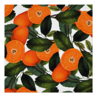 Das verbotene orangefarbene Poster 20x20
