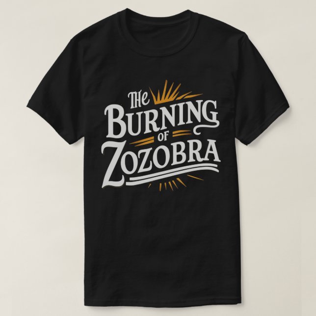 Das Verbrennen von Zozobra T-Shirt (Design vorne)
