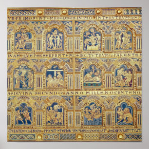 Das Verdun Altar, dekorativ dargestellt Poster