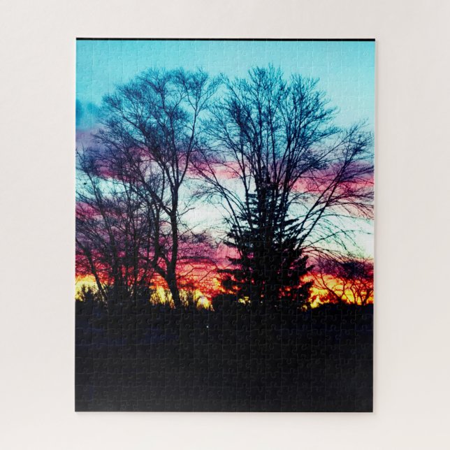 DAS VERGANGENE WINTERSKY-Rätsel Puzzle (Vertikal)